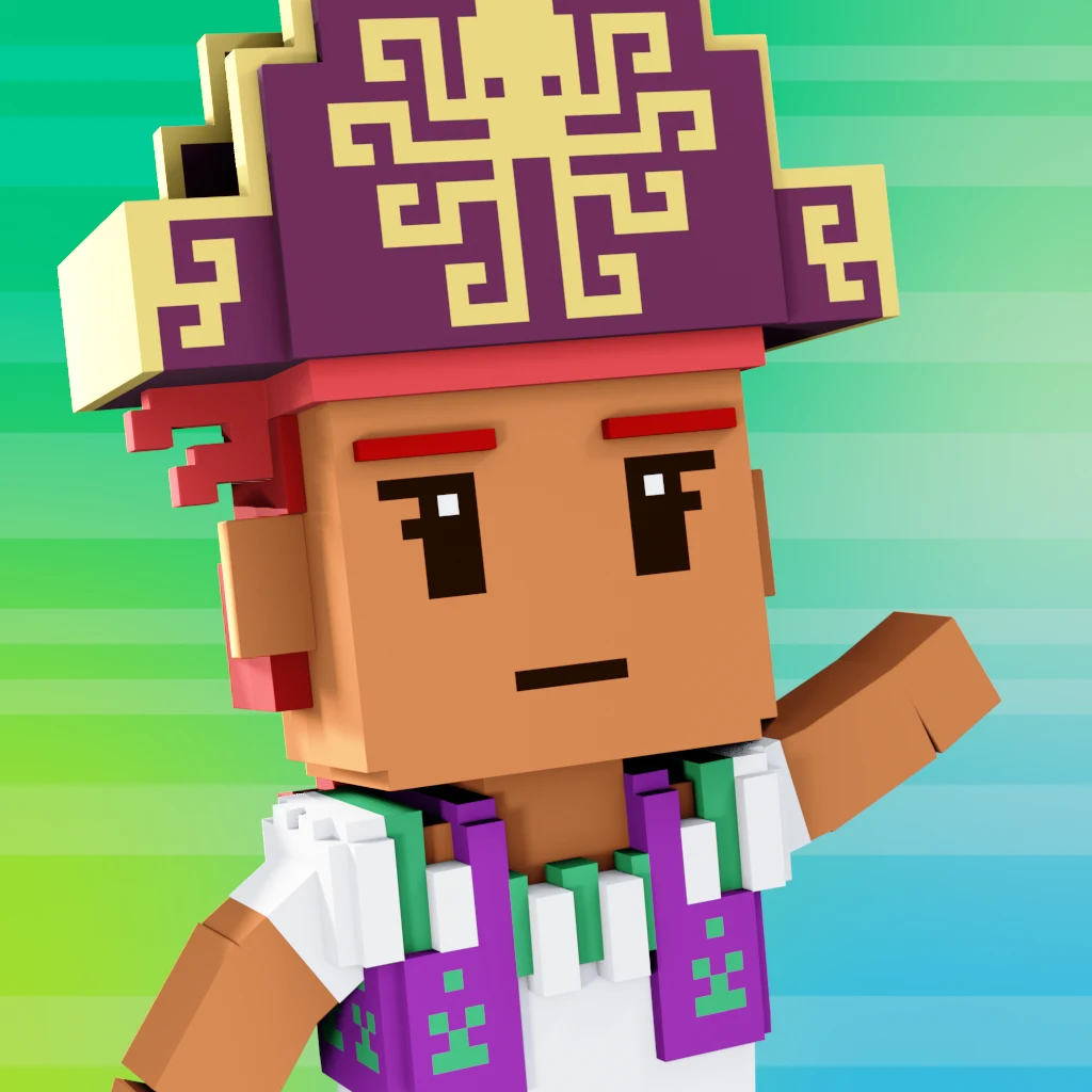 Pirate #4322 voxel render