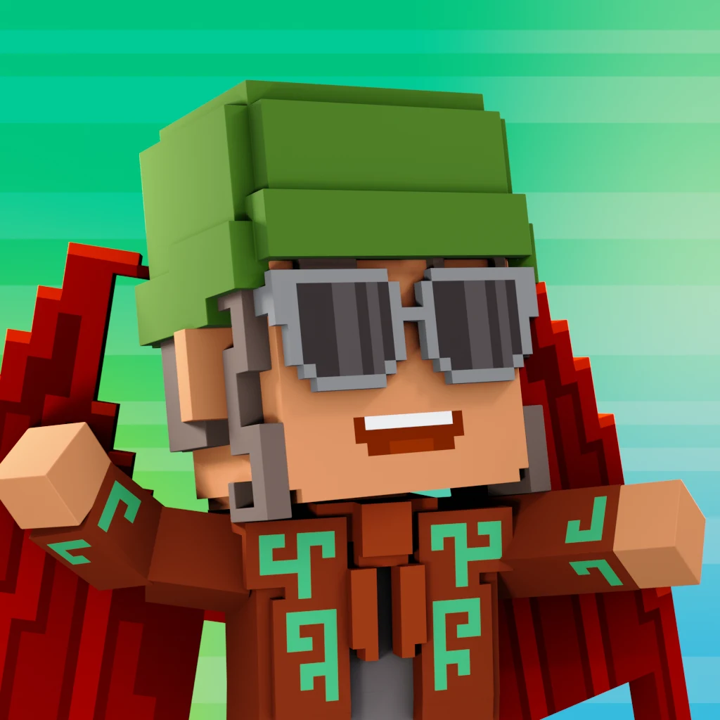 Pirate #433 voxel render