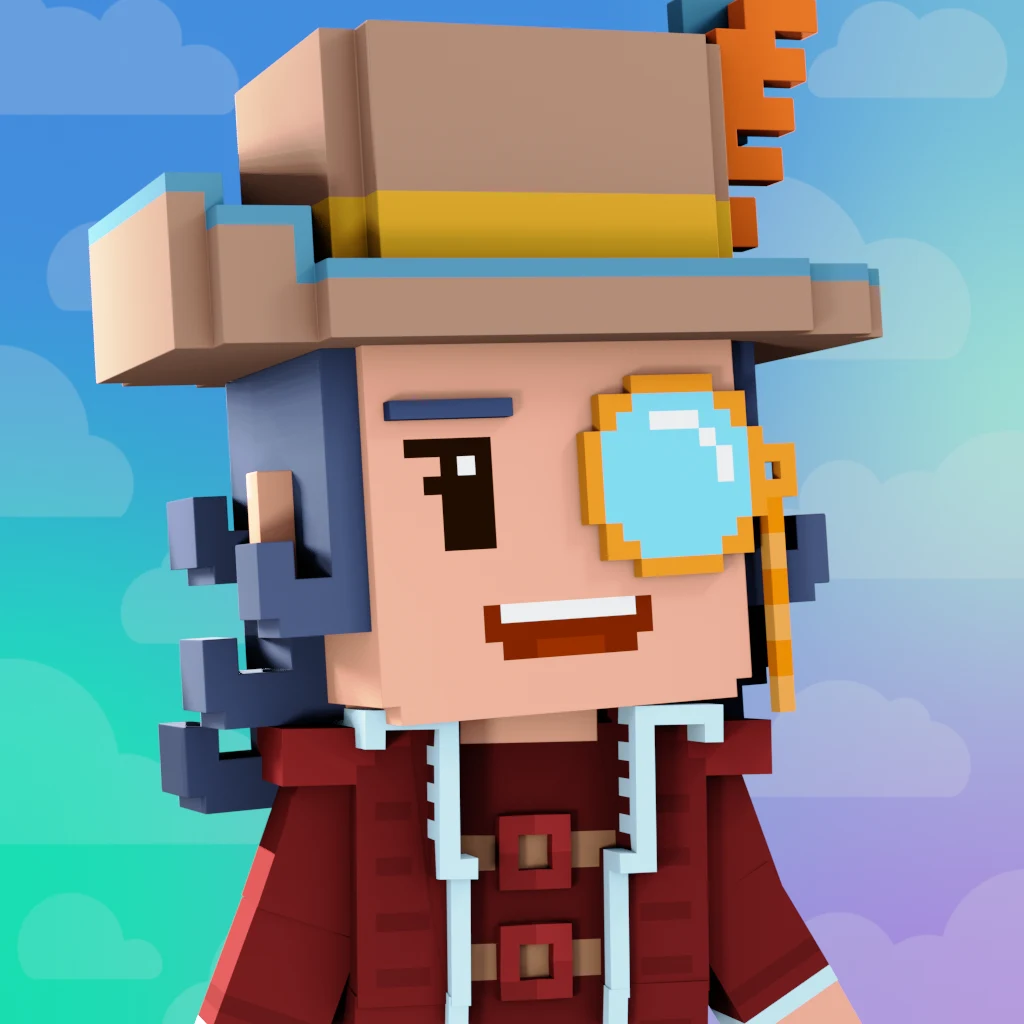 Pirate #4332 voxel render