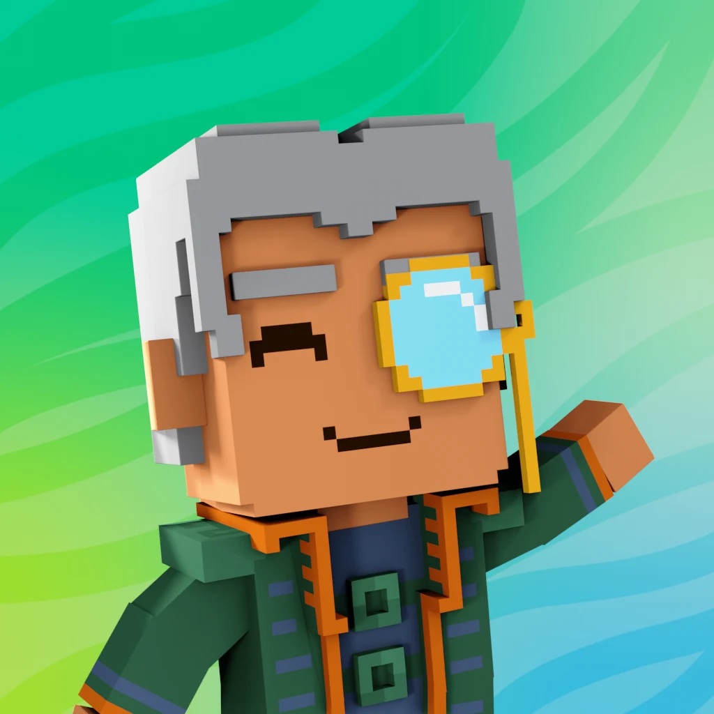 Pirate #4333 voxel render
