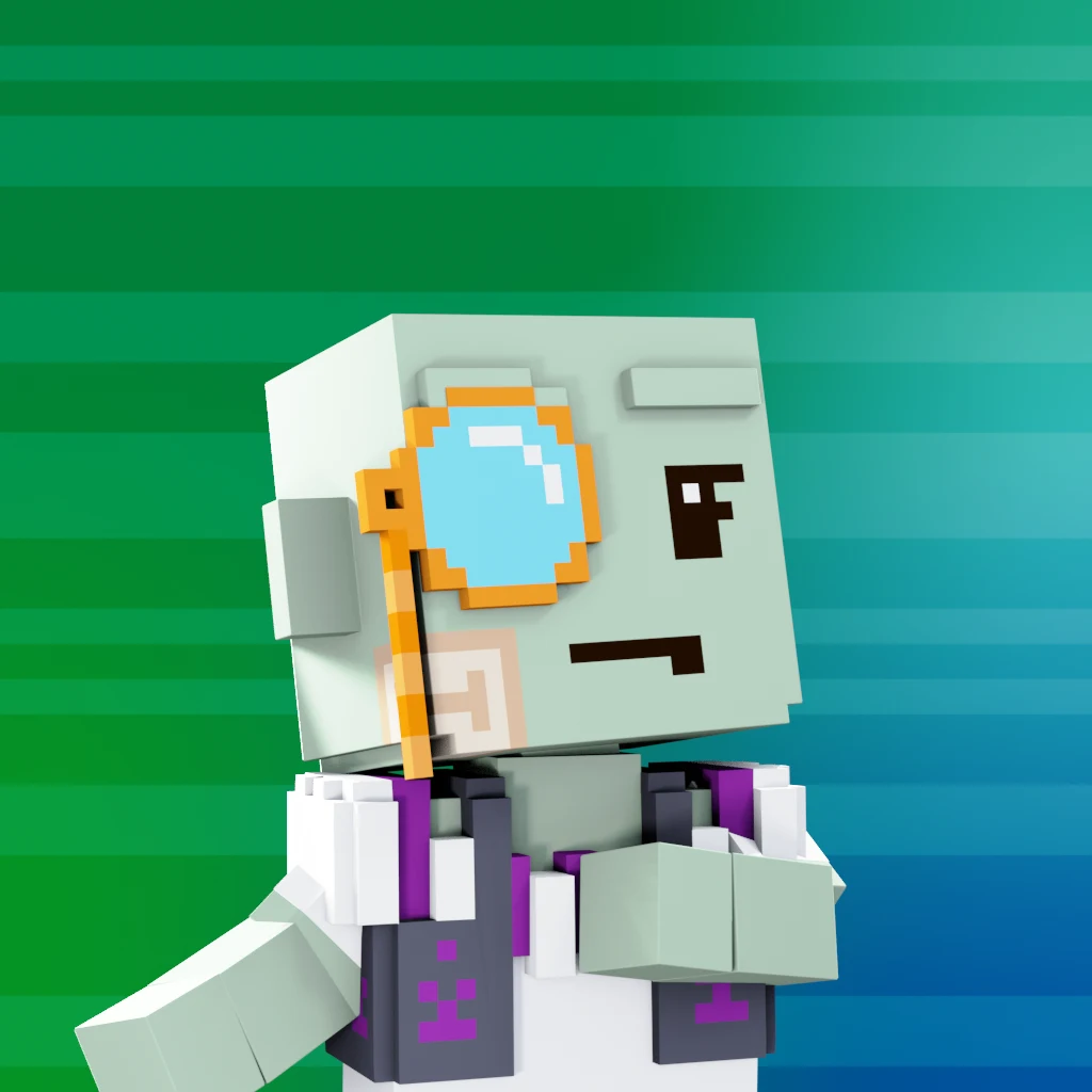 Pirate #4334 voxel render