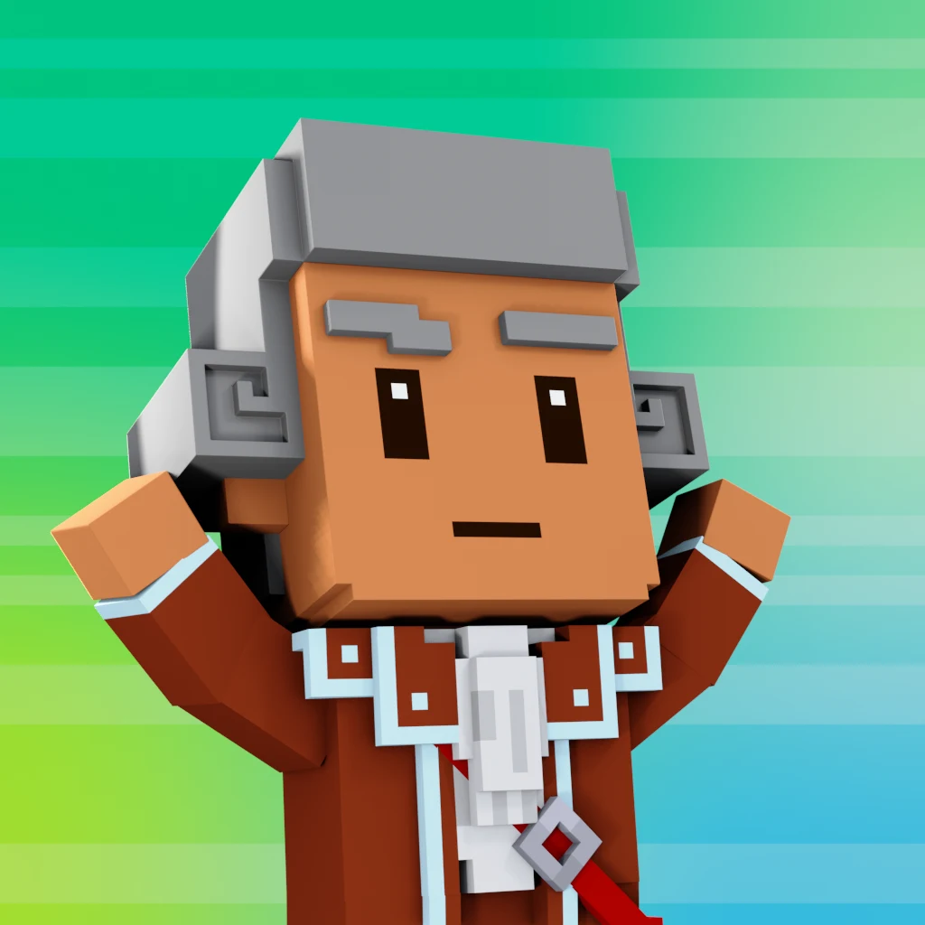 Pirate #4336 voxel render