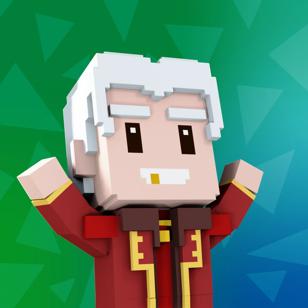 Pirate #4338 voxel render