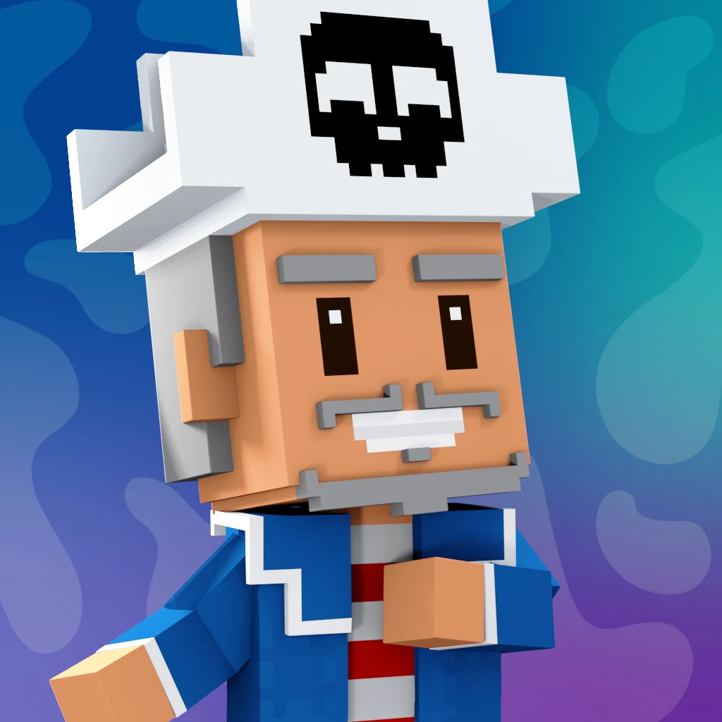 Pirate #4340 voxel render