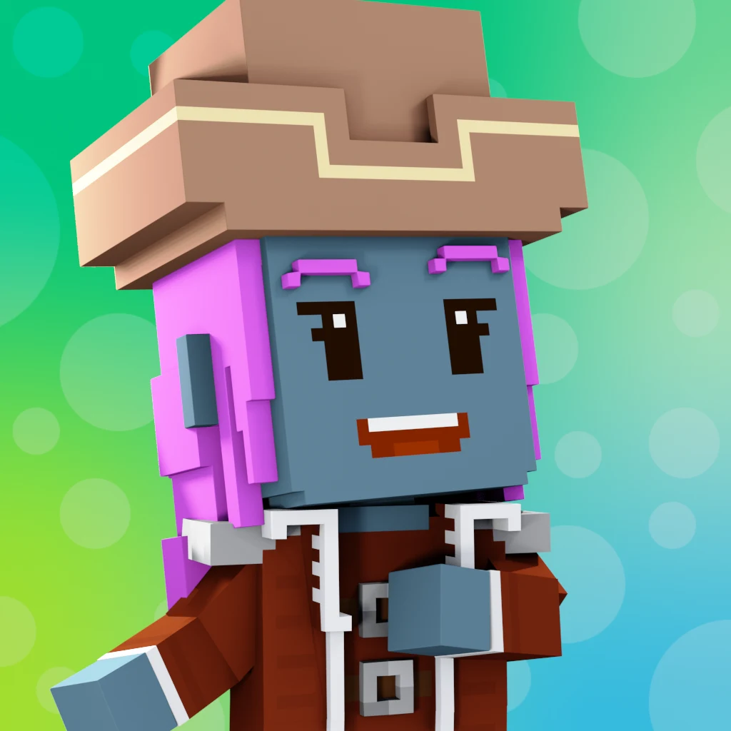 Pirate #4341 voxel render