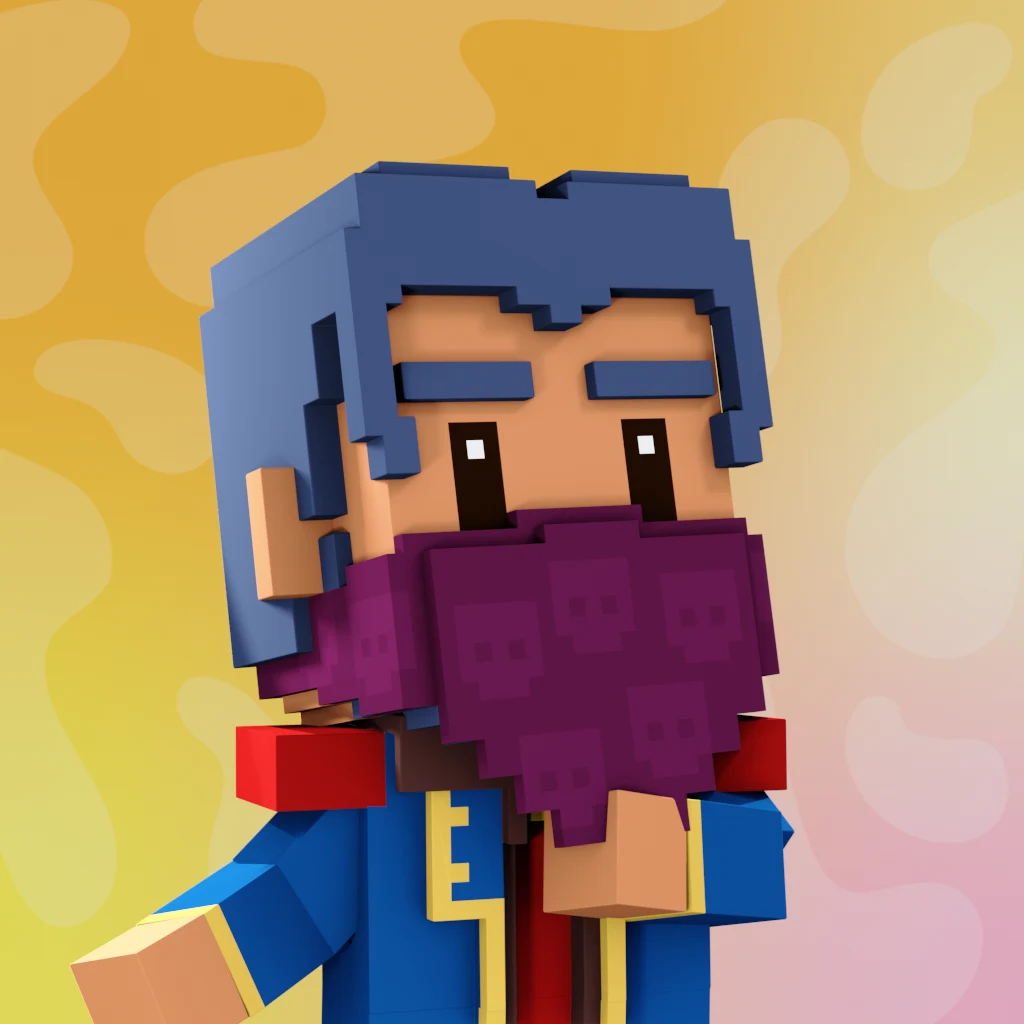 Pirate #4342 voxel render