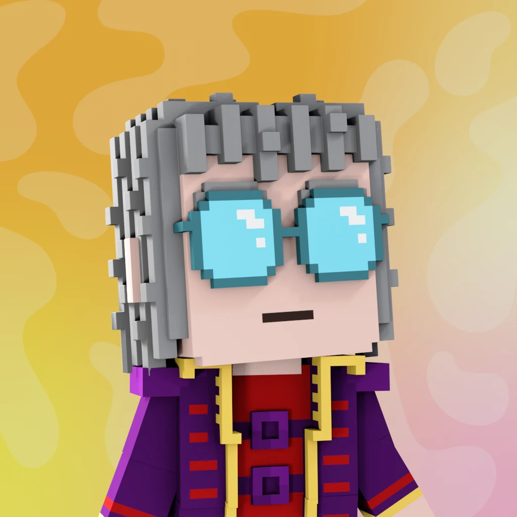 Pirate #4343 voxel render
