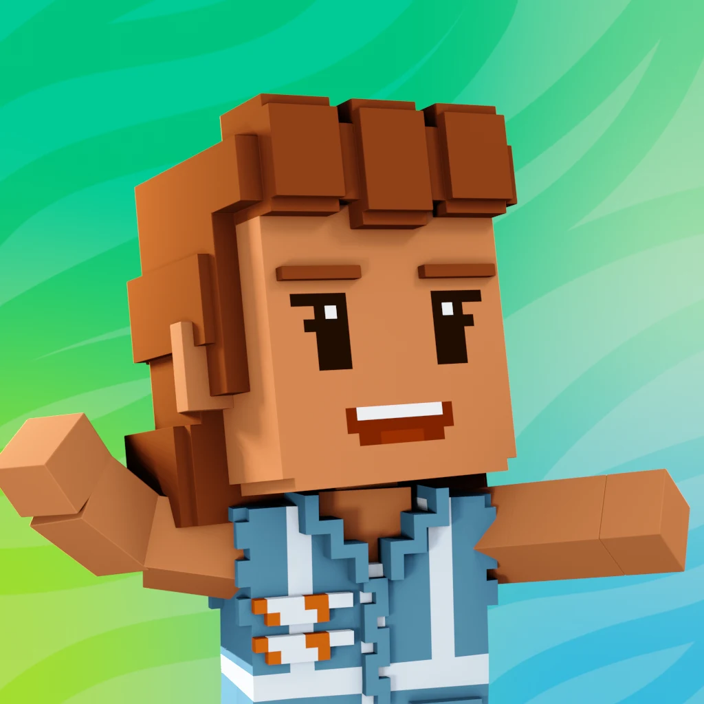 Pirate #4344 voxel render