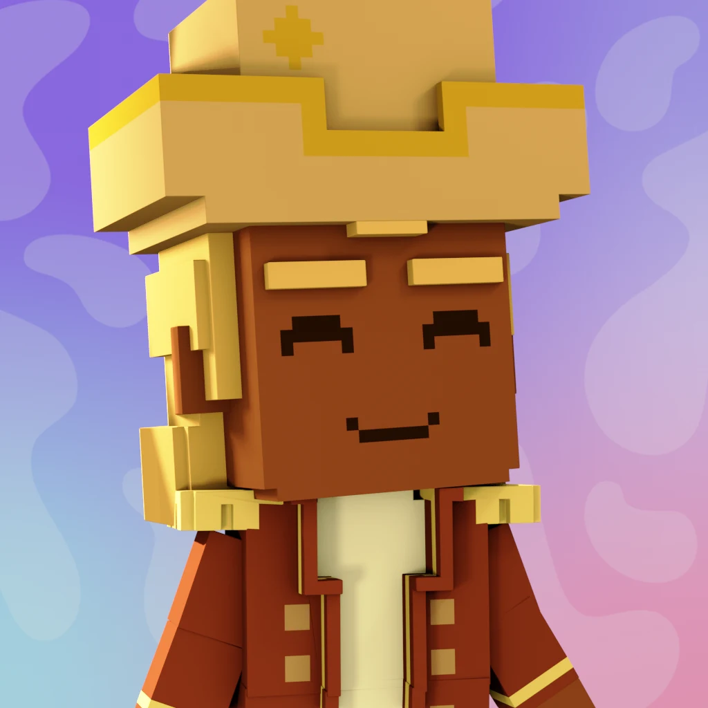 Pirate #4345 voxel render