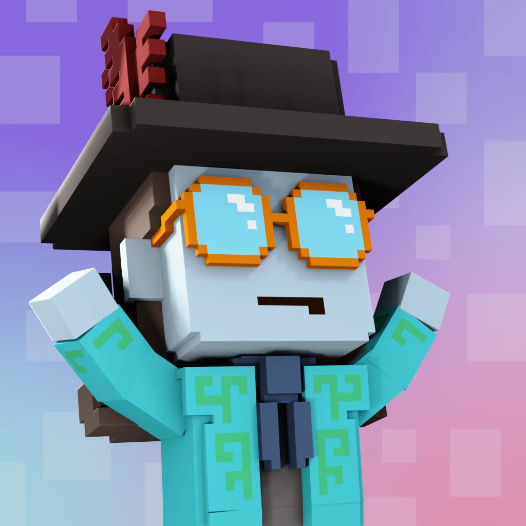 Pirate #4349 voxel render