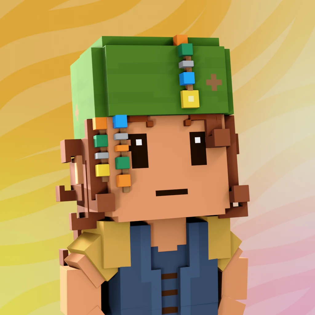 Pirate #435 voxel render