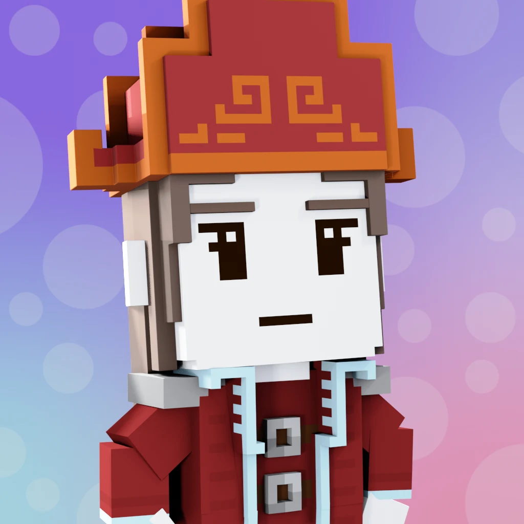 Pirate #4351 voxel render