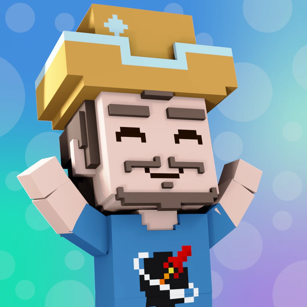 Pirate #4352 voxel render