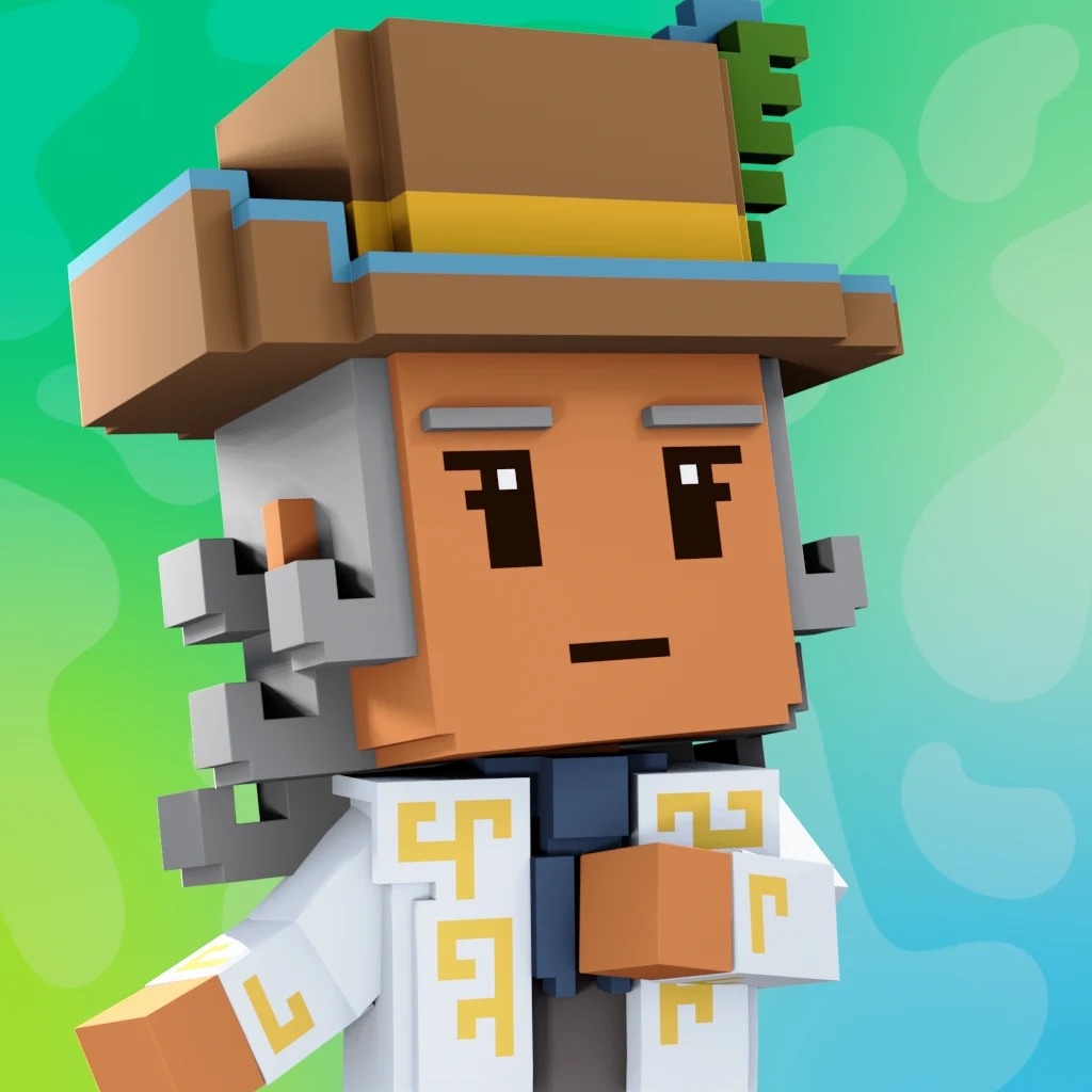 Pirate #4356 voxel render