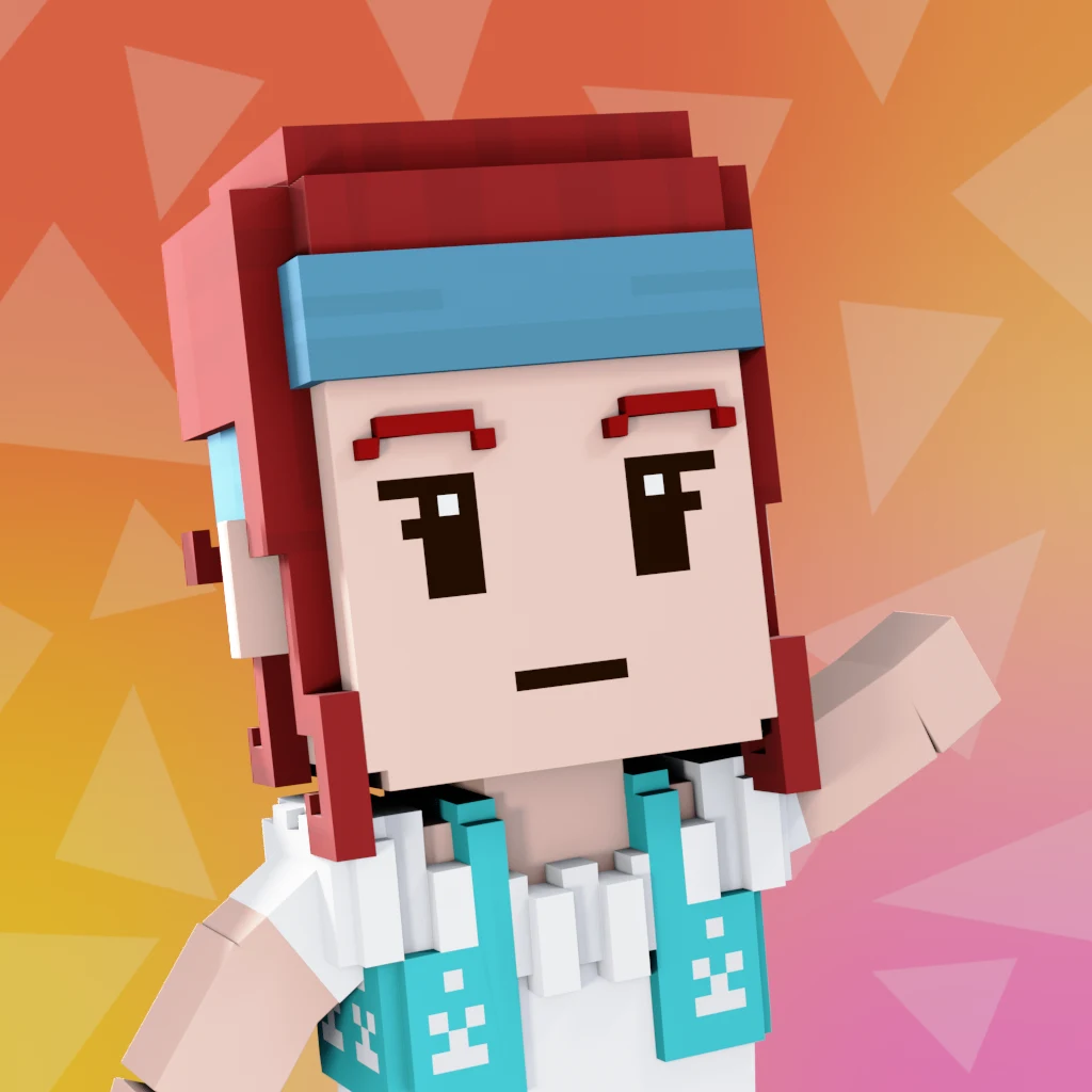 Pirate #4357 voxel render