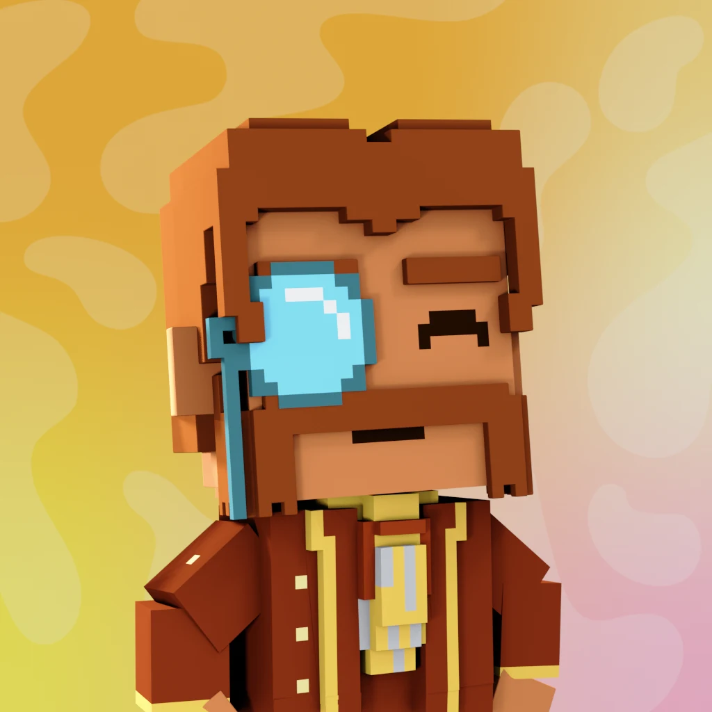Pirate #4359 voxel render