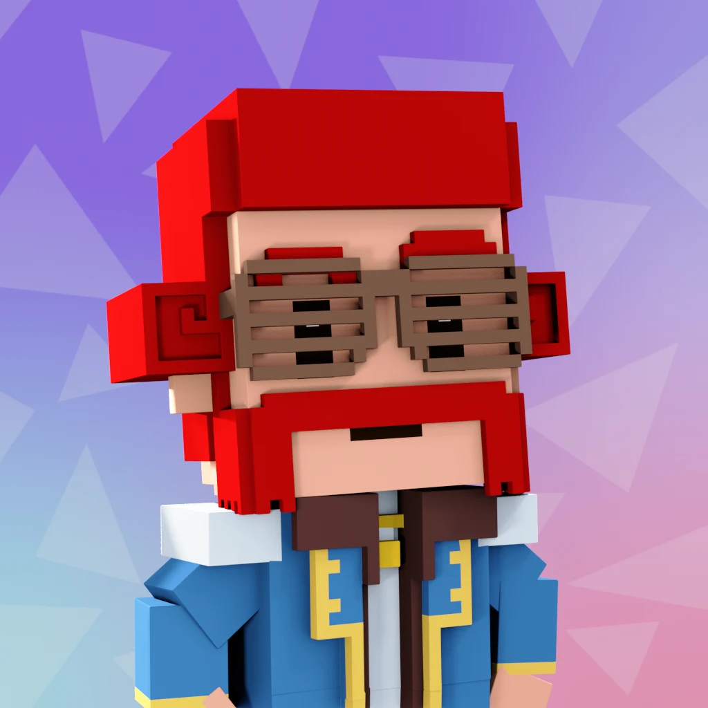 Pirate #436 voxel render