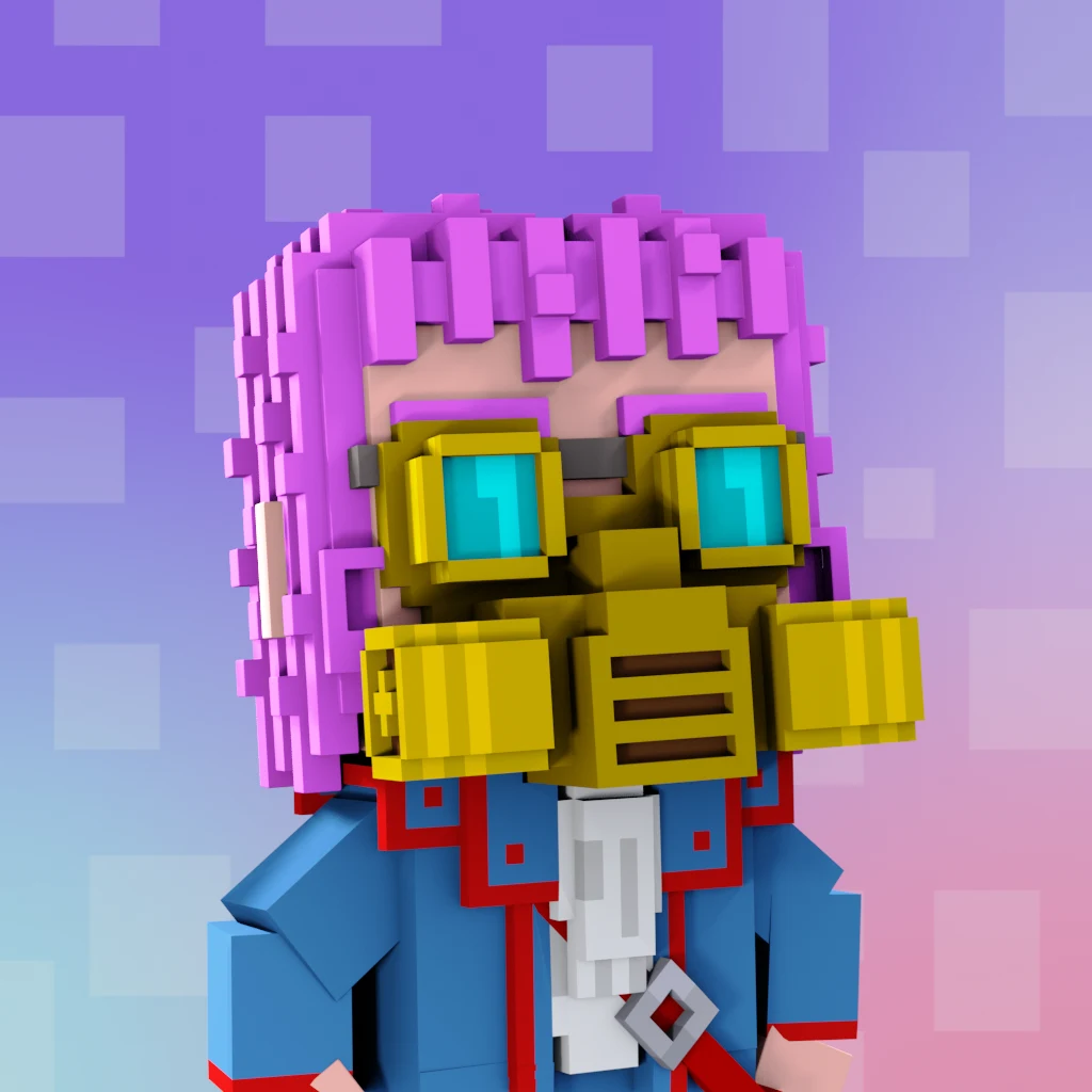 Pirate #4361 voxel render