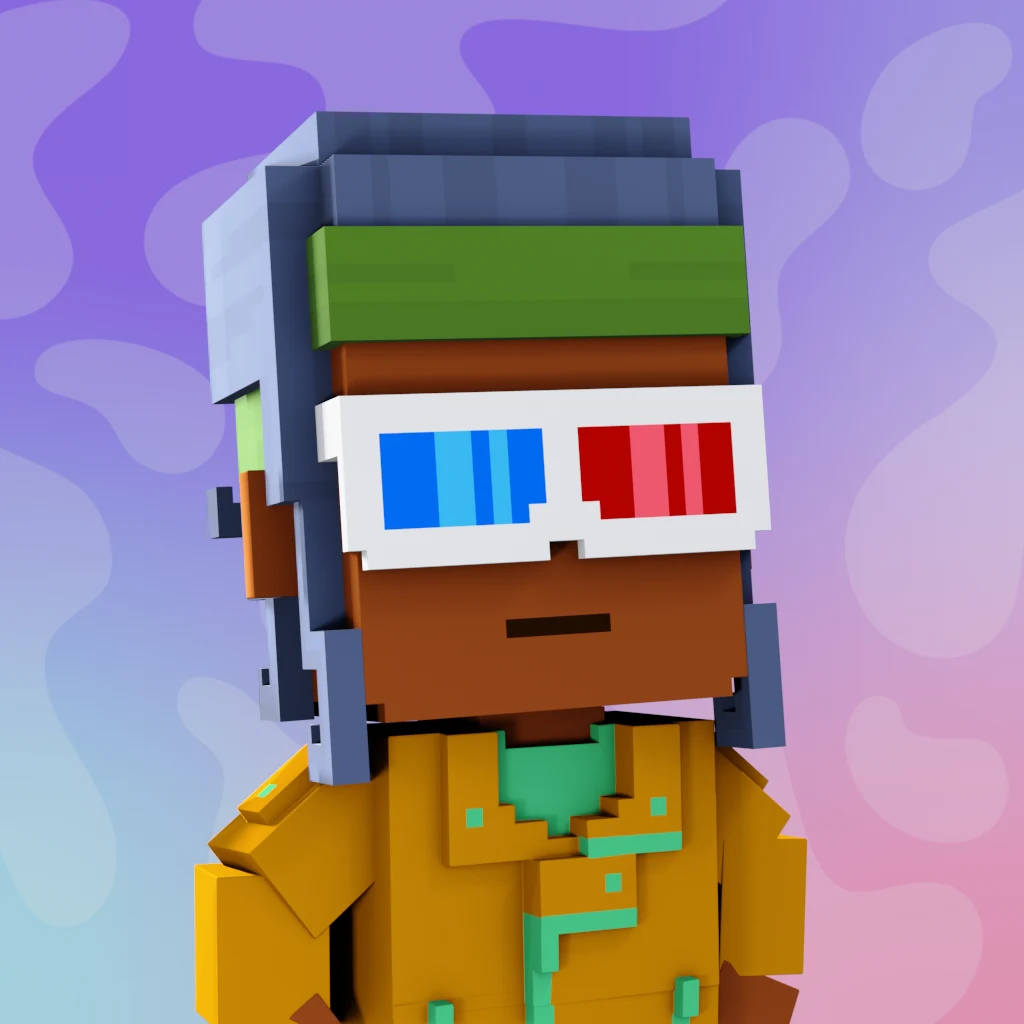 Pirate #4364 voxel render