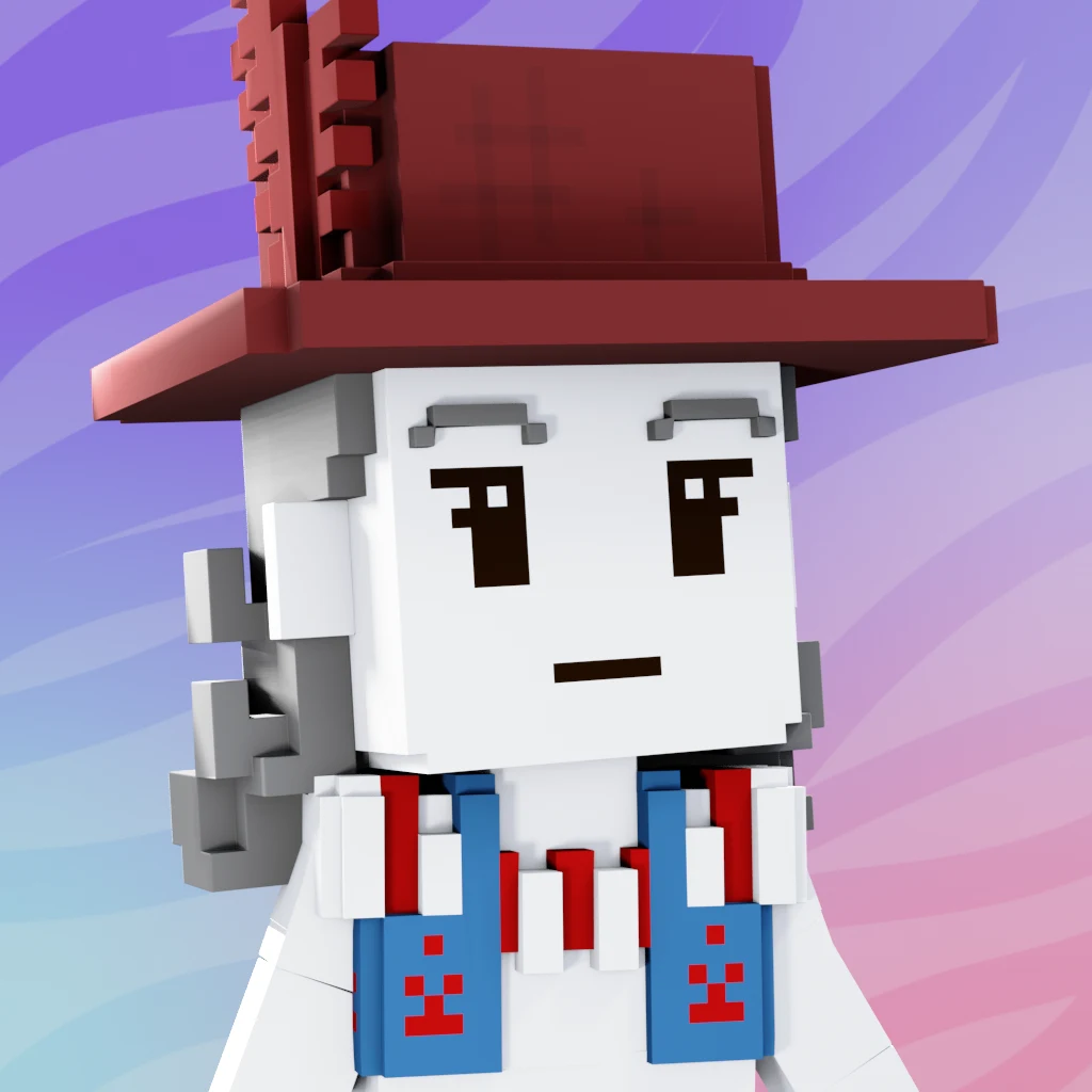 Pirate #4368 voxel render