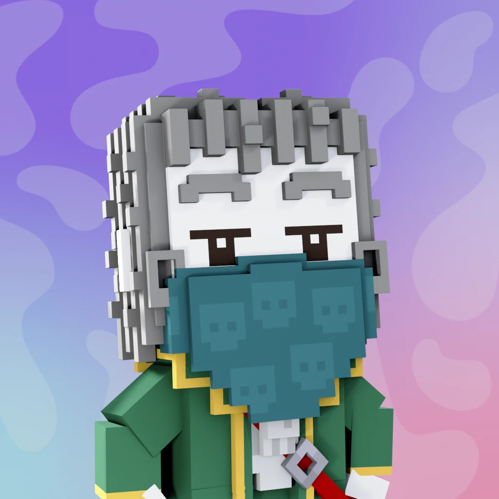 Pirate #4369 voxel render