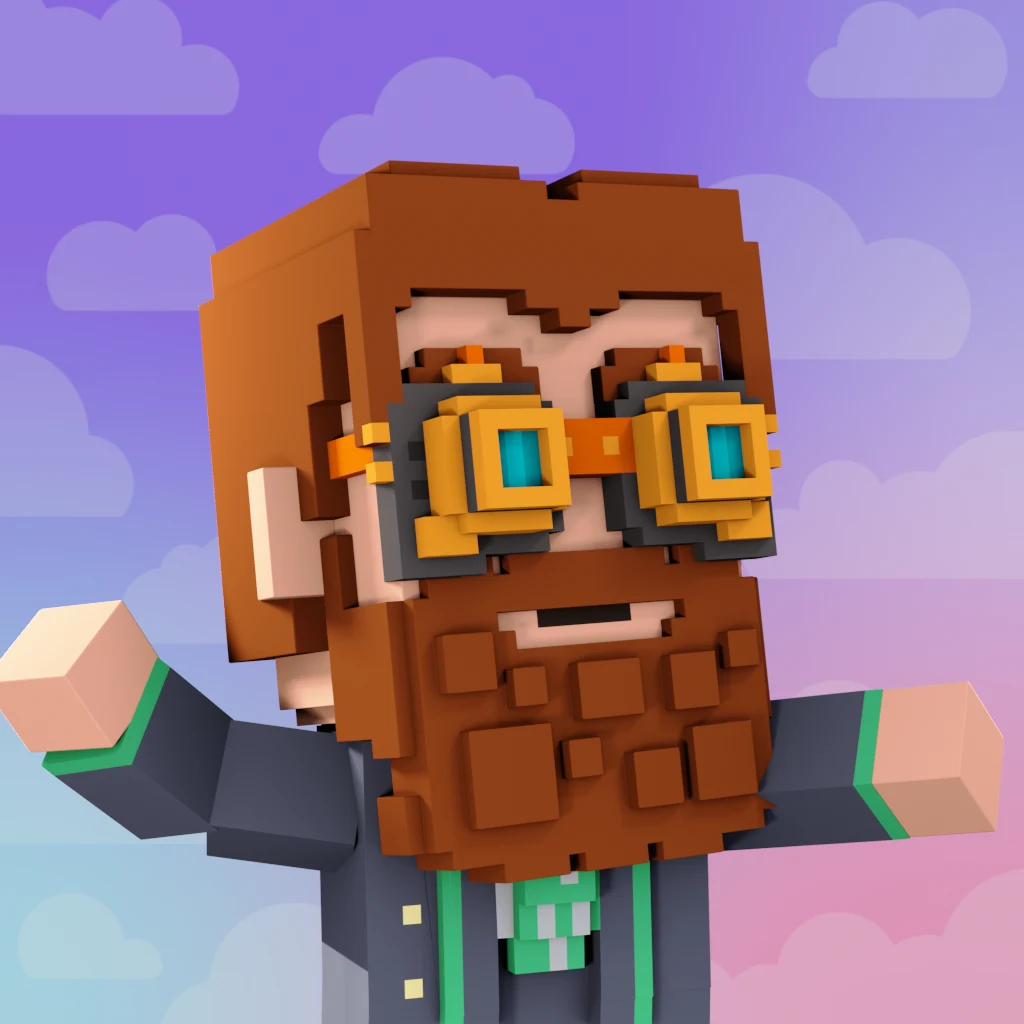 Pirate #437 voxel render