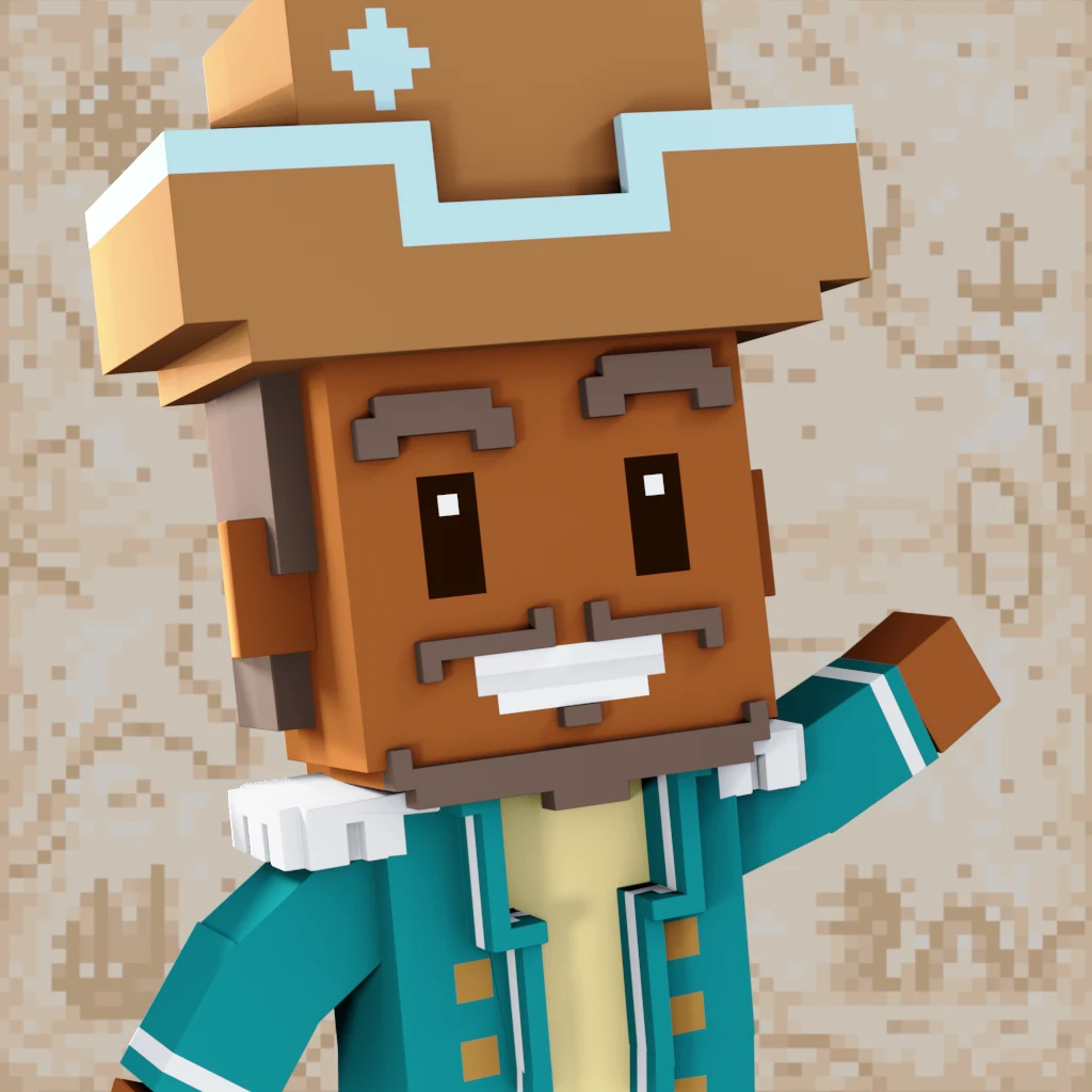 Pirate #4370 voxel render