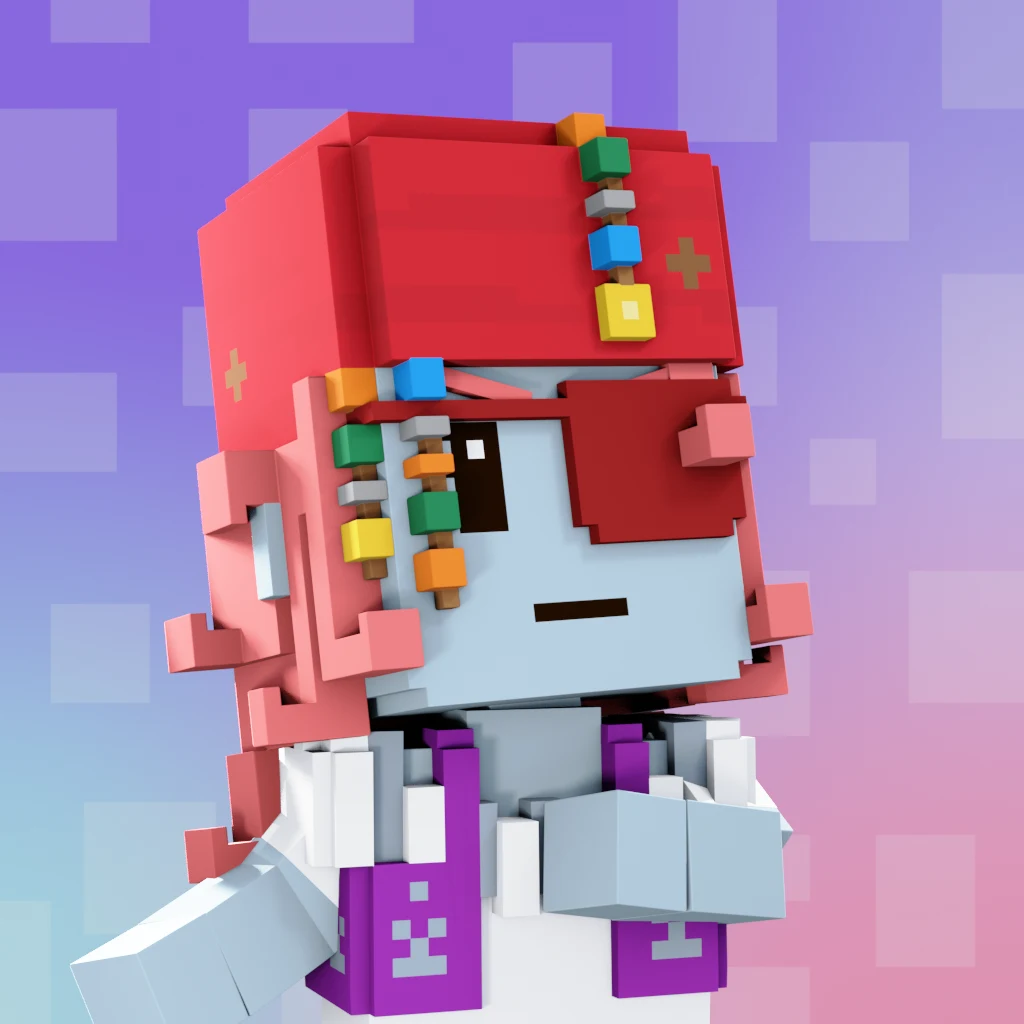 Pirate #4373 voxel render