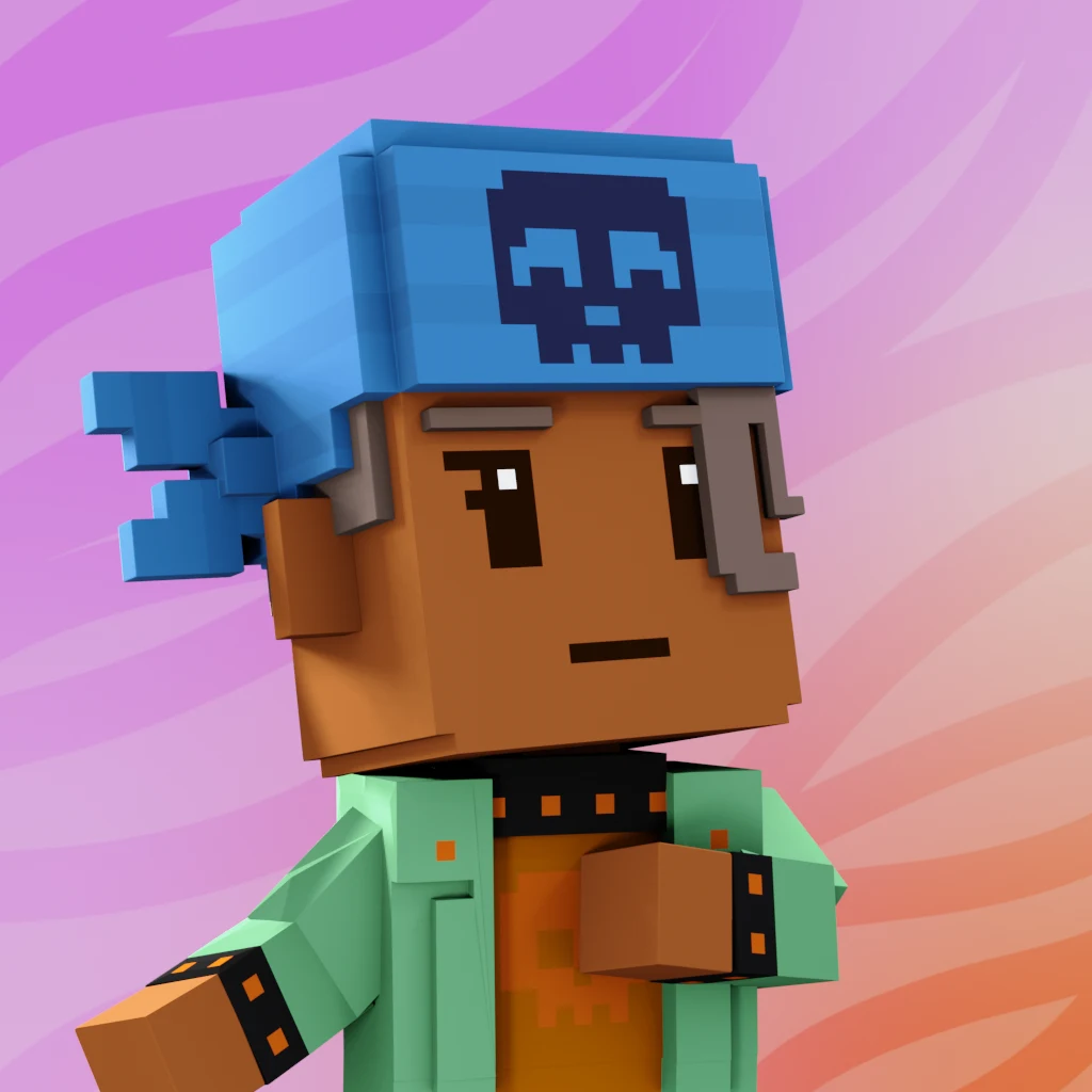 Pirate #4374 voxel render