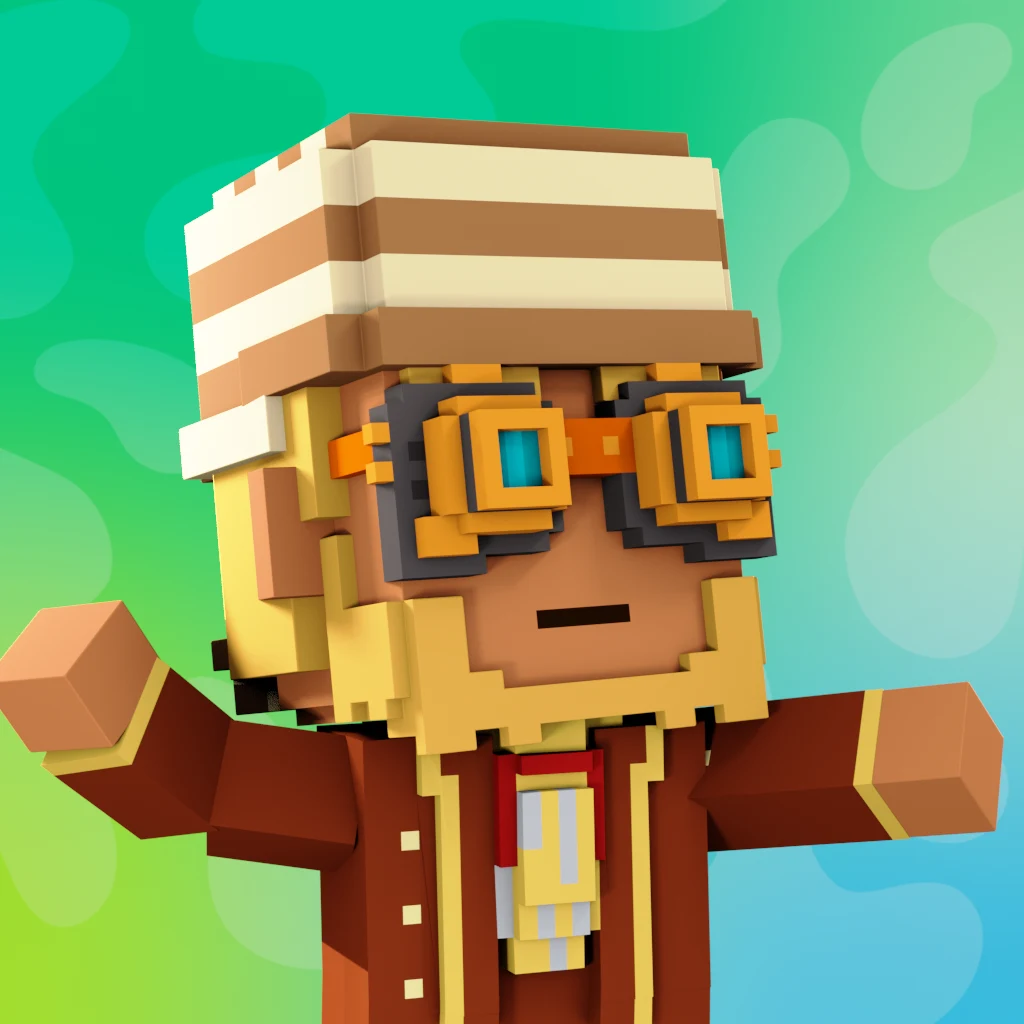 Pirate #4376 voxel render