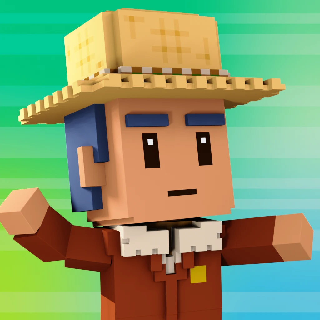 Pirate #4379 voxel render