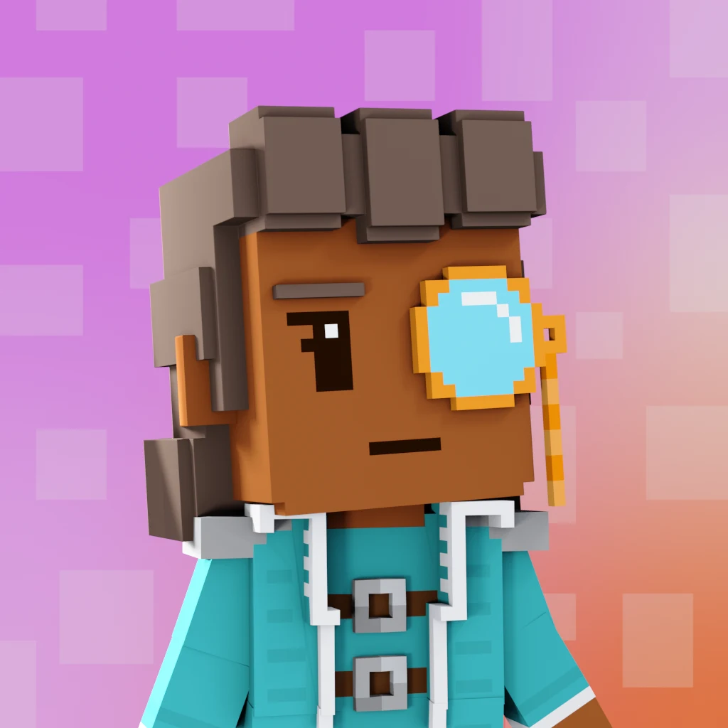 Pirate #438 voxel render
