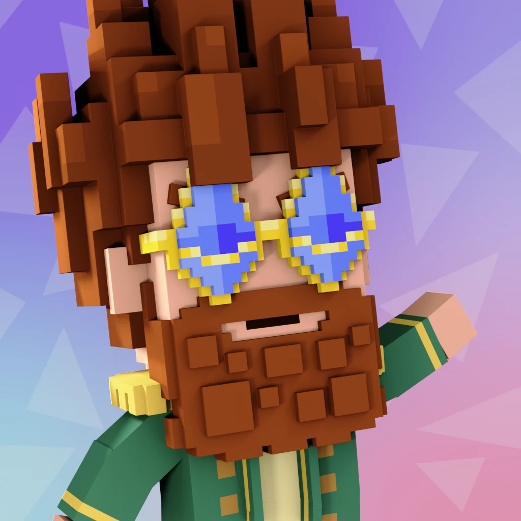 Pirate #4383 voxel render