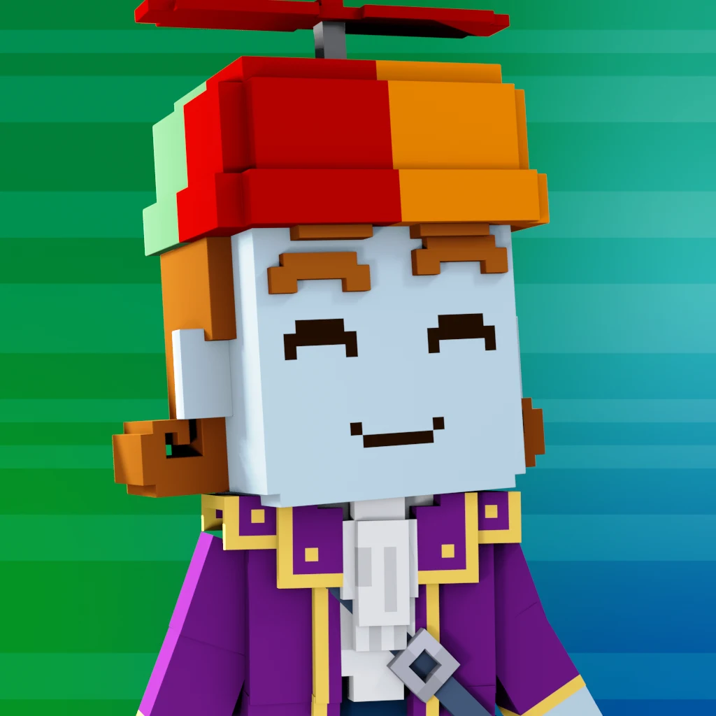 Pirate #4385 voxel render