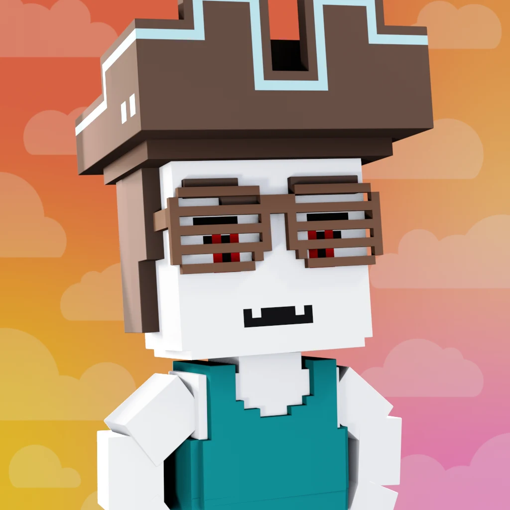 Pirate #4387 voxel render