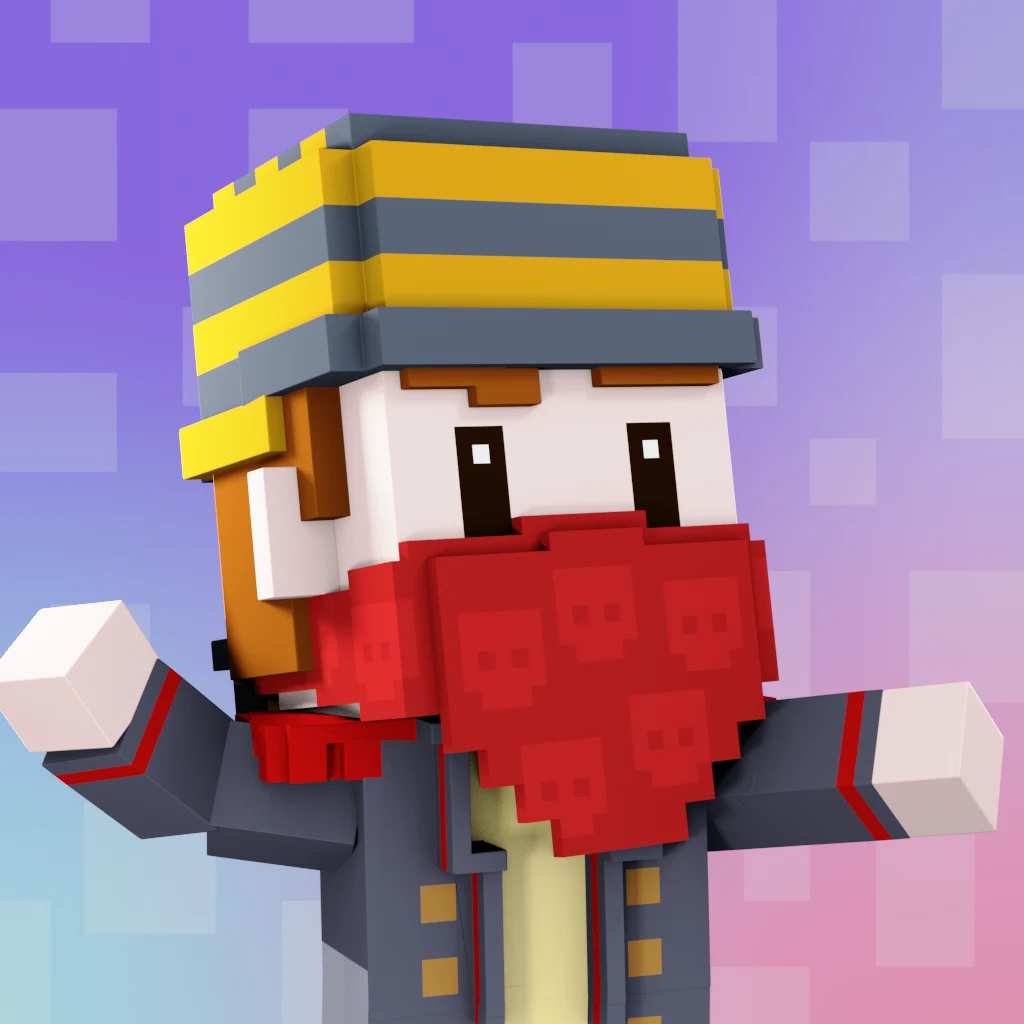 Pirate #4388 voxel render