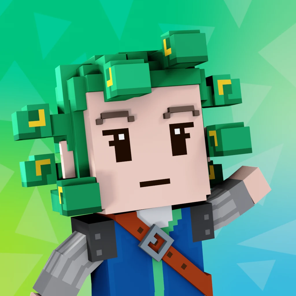 Pirate #4389 voxel render
