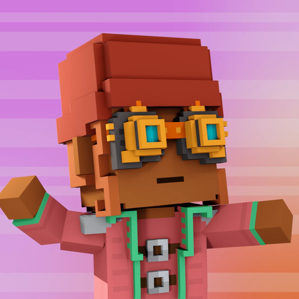 Pirate #439 voxel render