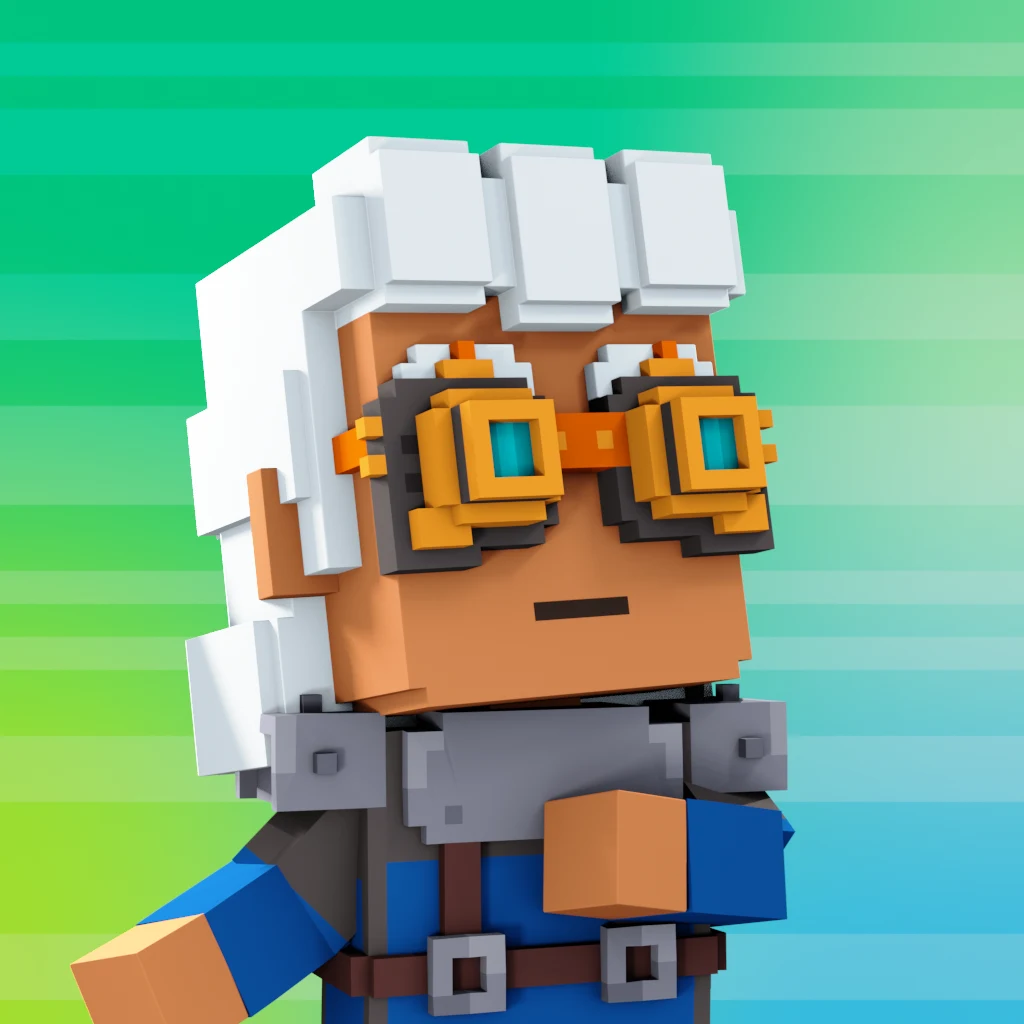 Pirate #4390 voxel render