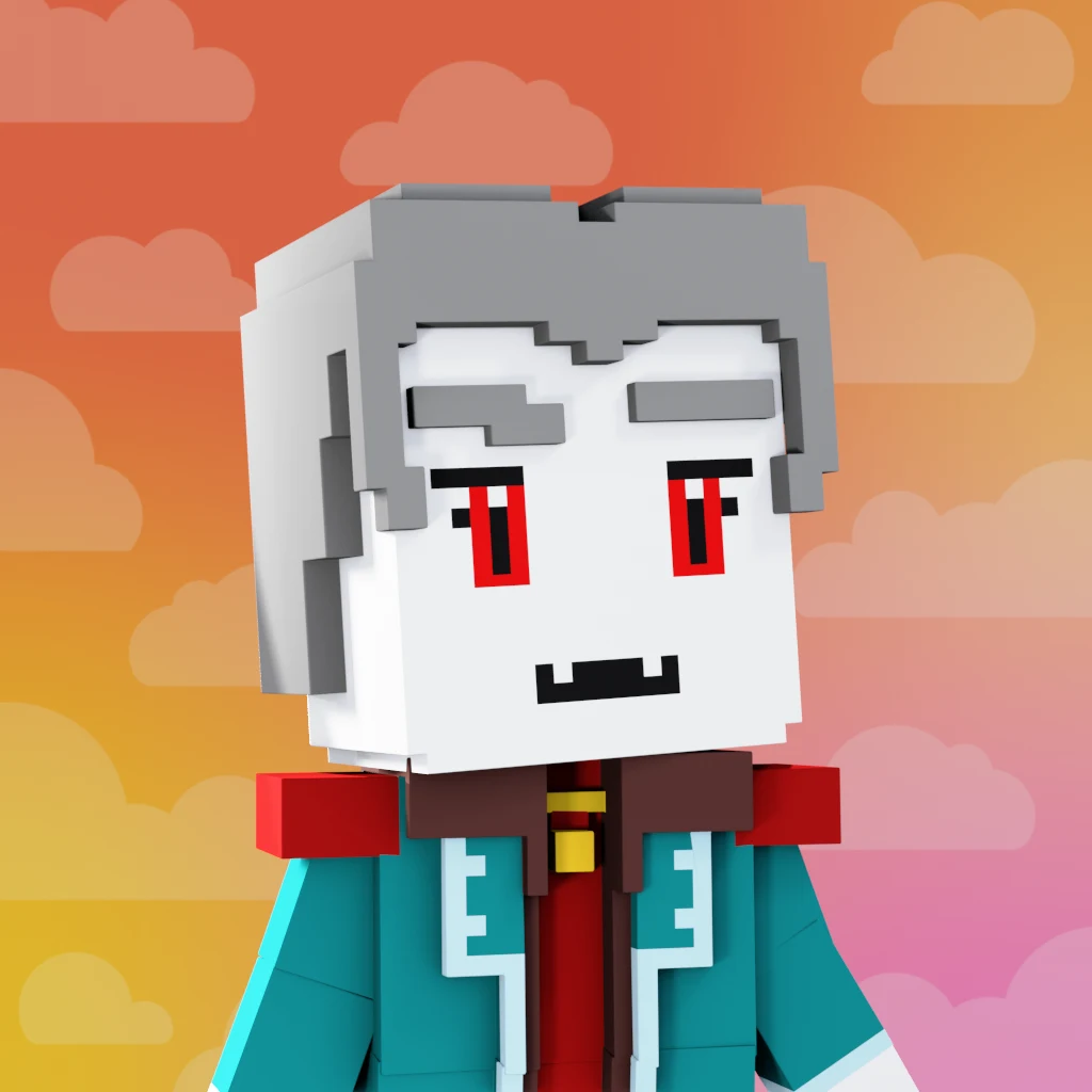 Pirate #4391 voxel render