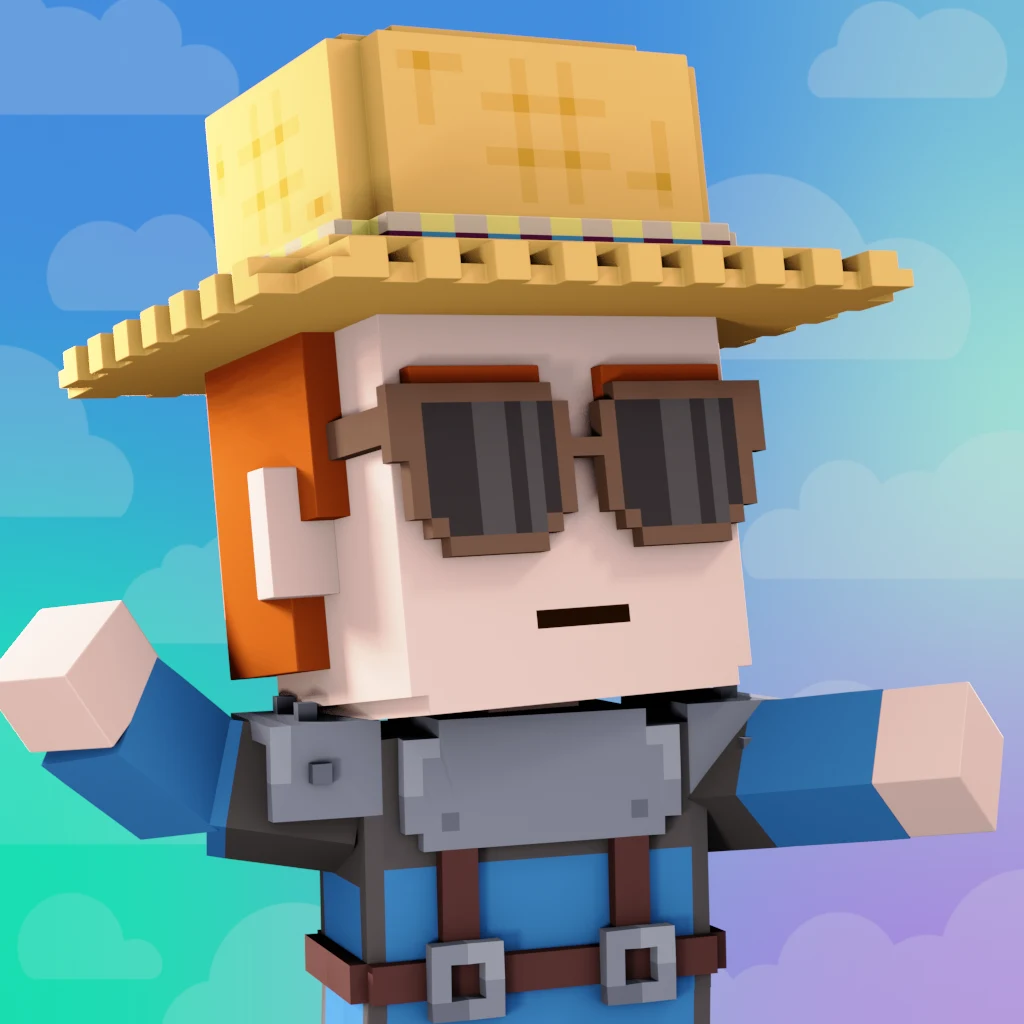 Pirate #4394 voxel render