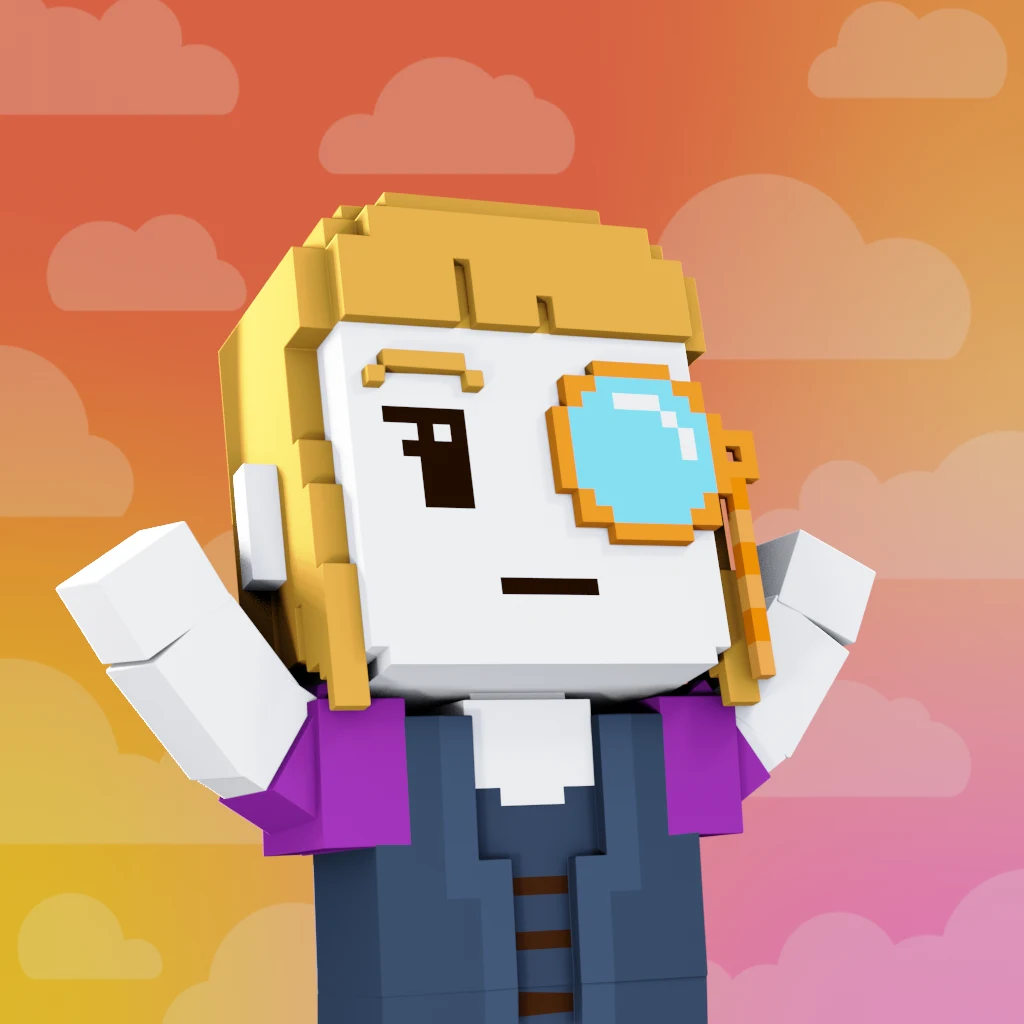 Pirate #4395 voxel render