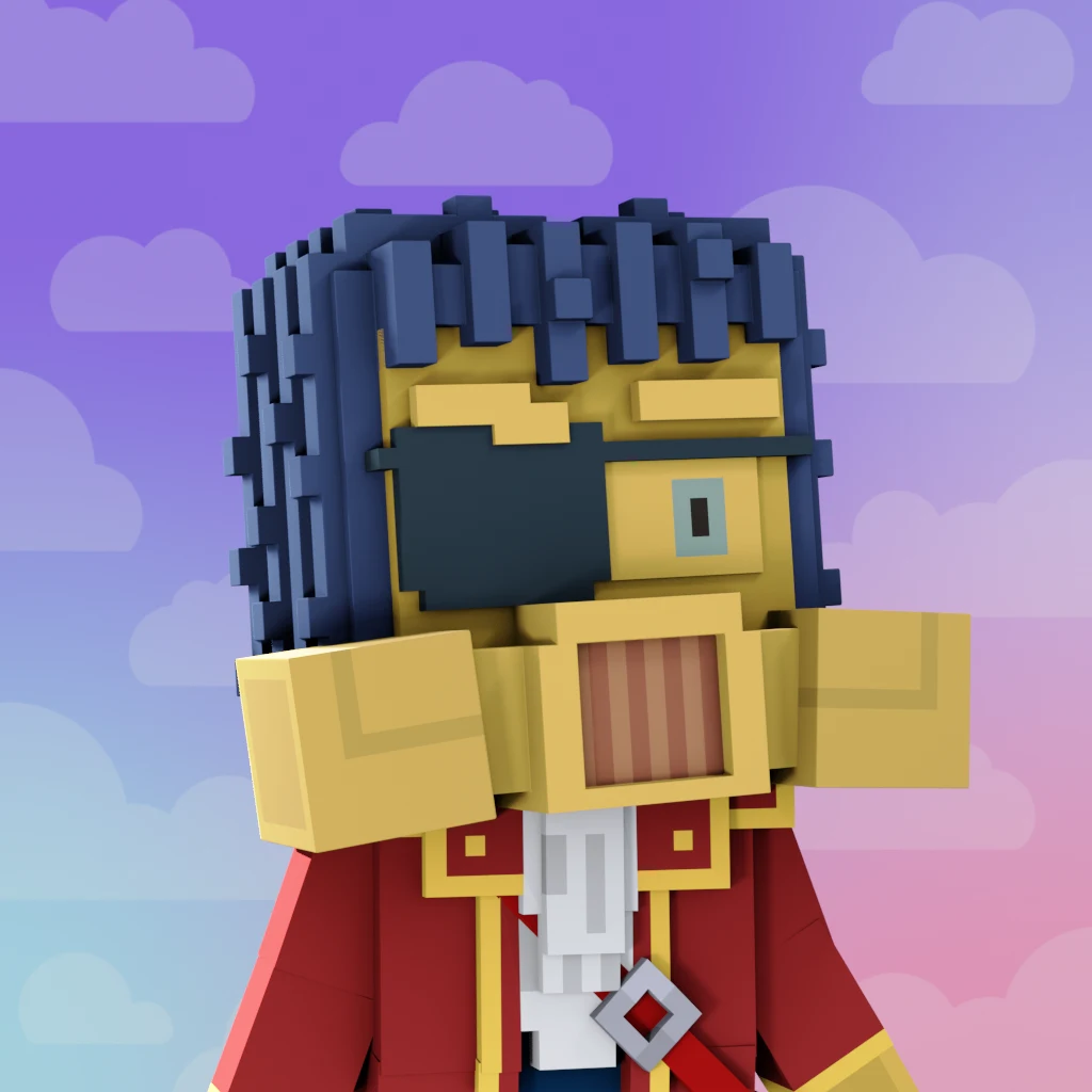 Pirate #4397 voxel render