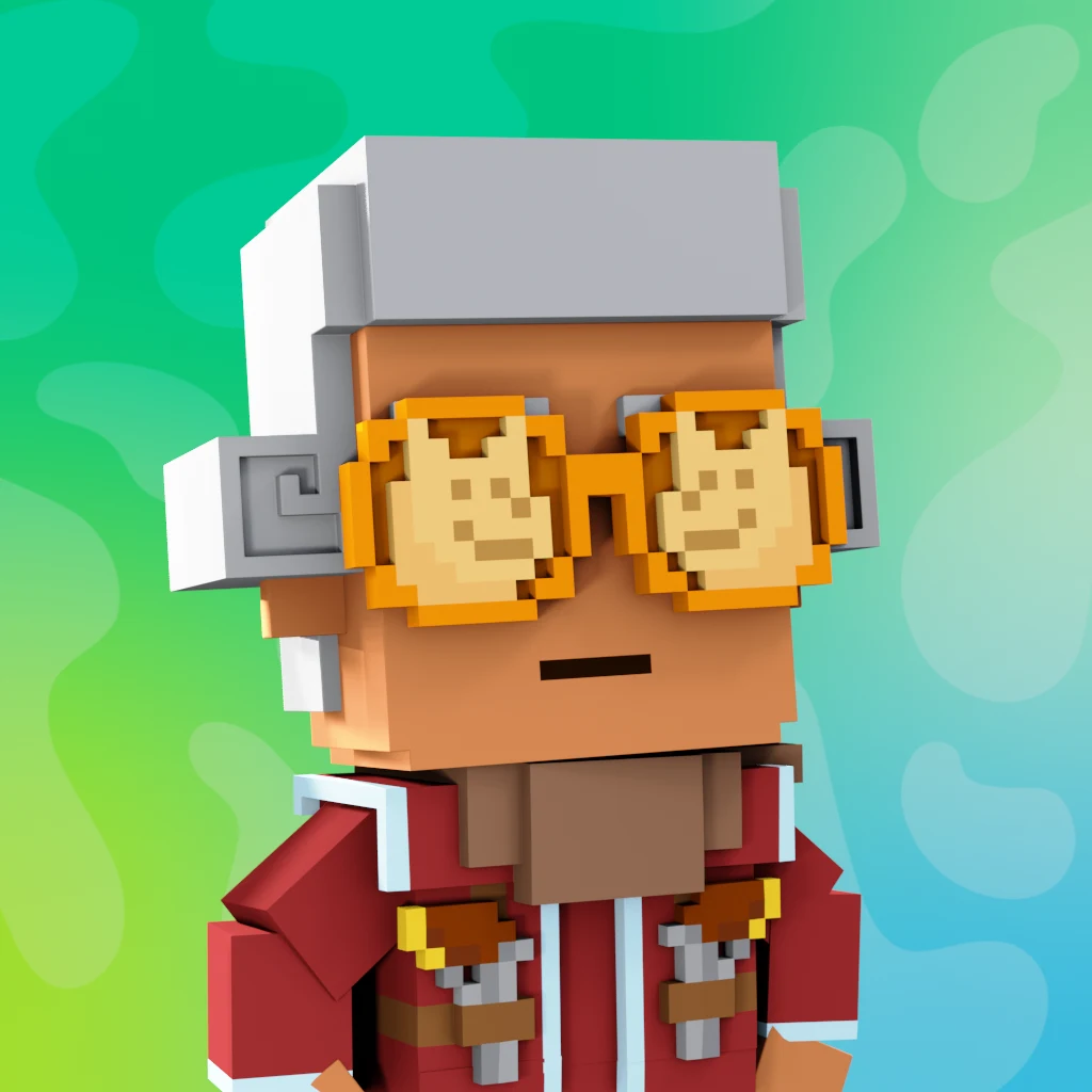 Pirate #4398 voxel render