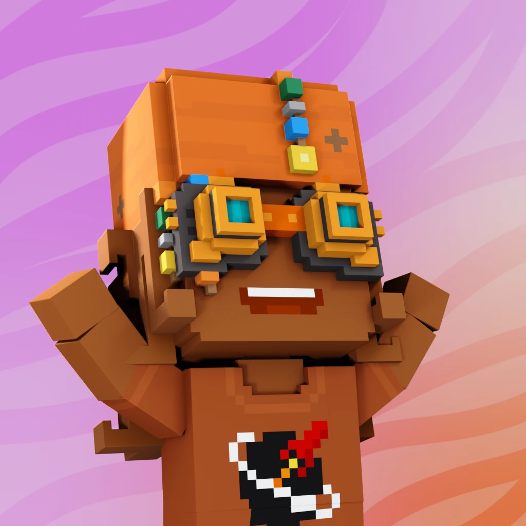 Pirate #4399 voxel render