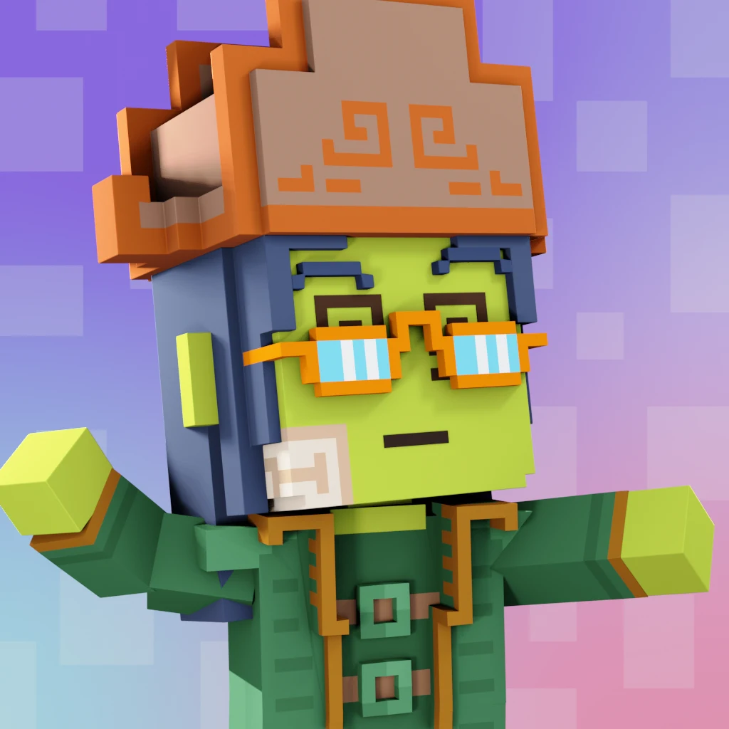 Pirate #44 voxel render