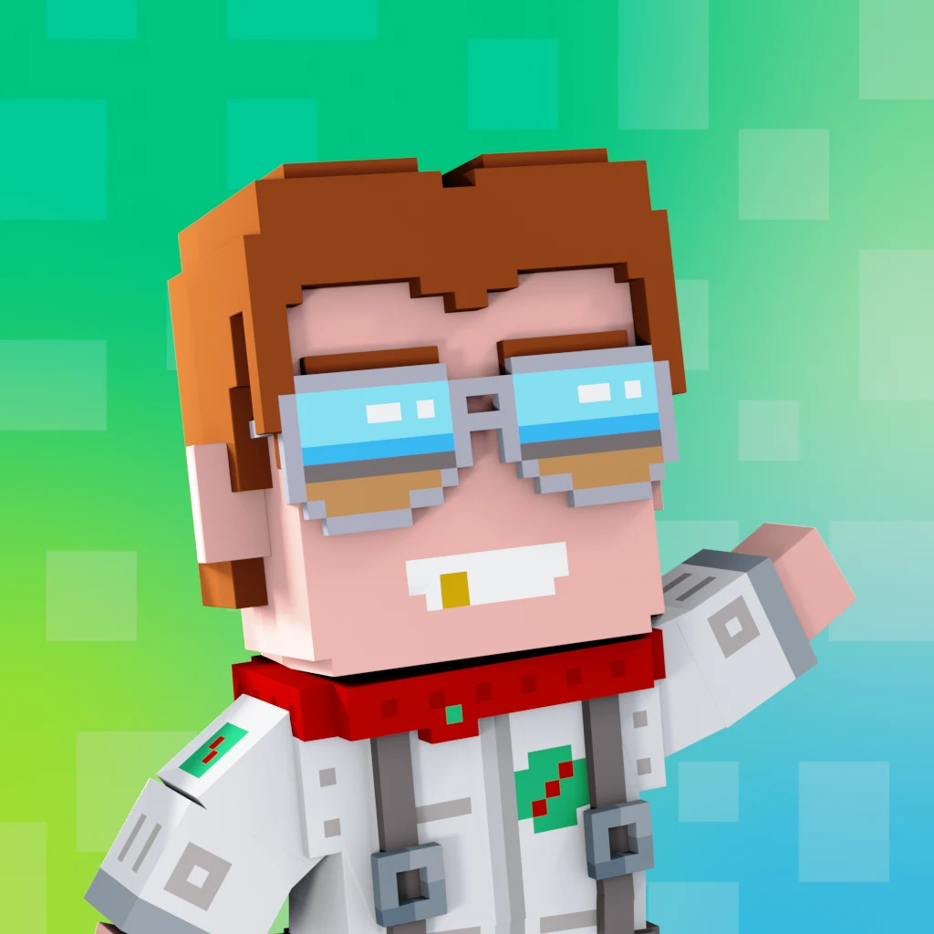 Pirate #4400 voxel render