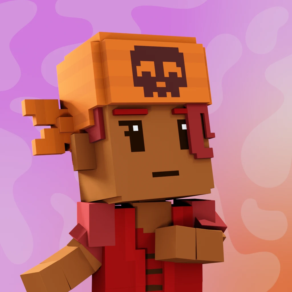 Pirate #4401 voxel render