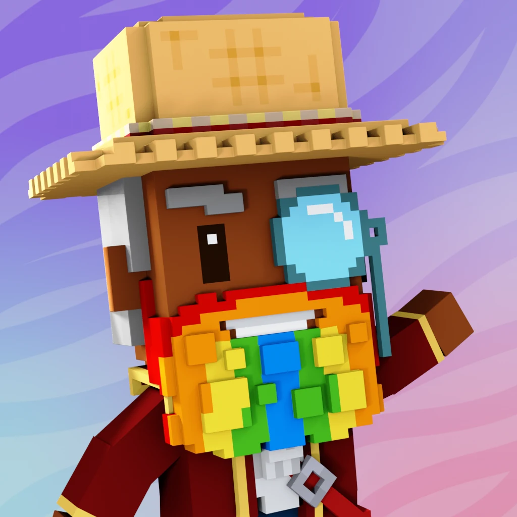 Pirate #4402 voxel render