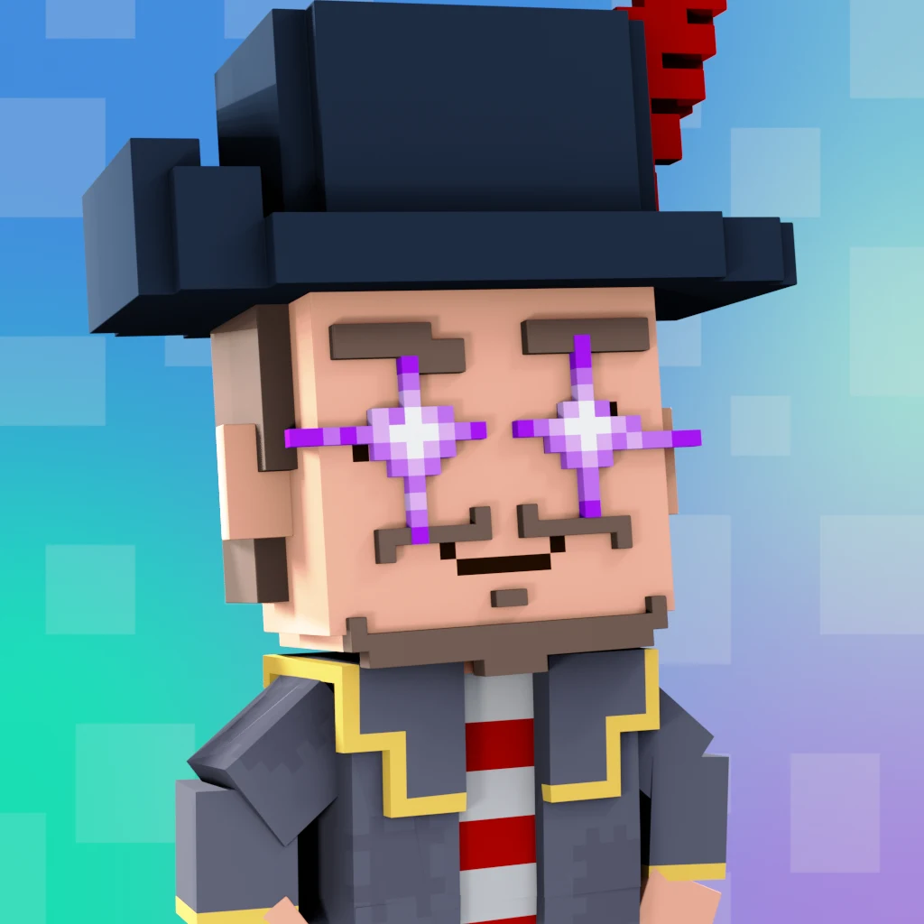 Pirate #4403 voxel render